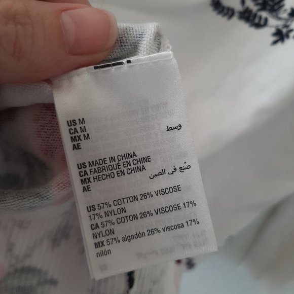 Karen Scott M cotton stretch knit button front cardigan. - Picture 6 of 7